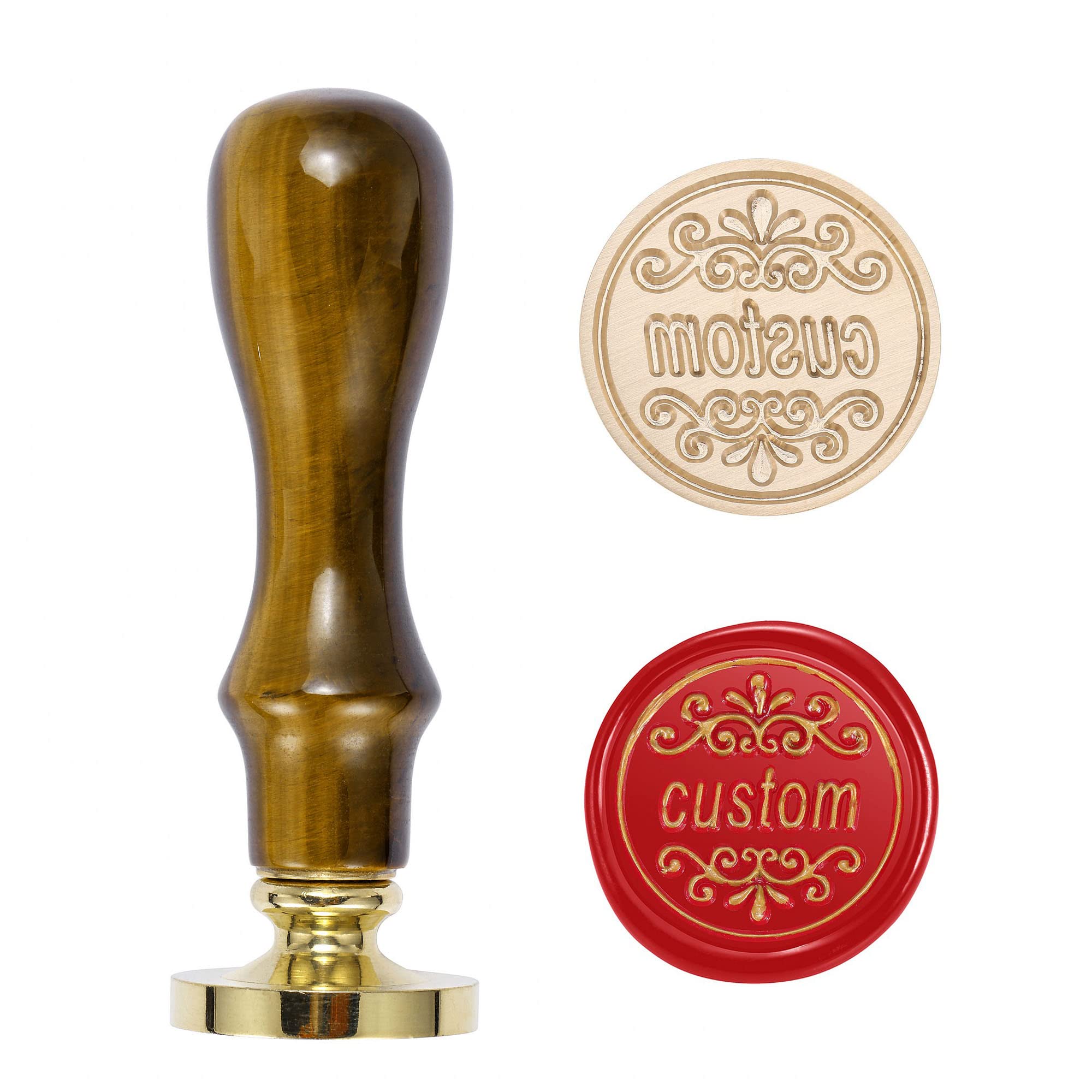 Amazon.co.jp: CHIC DIARY [刻印可能] カスタム シーリングスタンプ 蝋